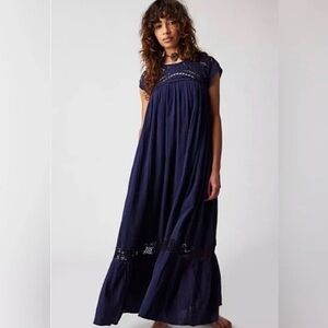 Free People Cutwork Tee Dress
